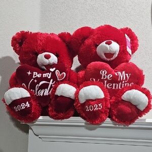 Red Valentine's Teddy Bears